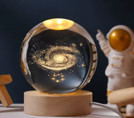 Veilleuse Boule de Cristal 3D