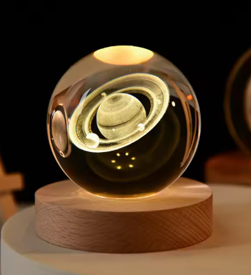 Veilleuse Boule de Cristal 3D