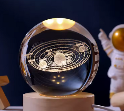 Veilleuse Boule de Cristal 3D